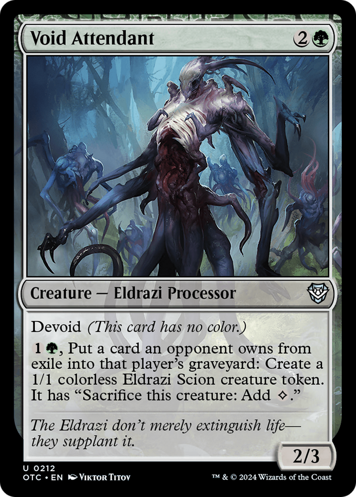 Void Attendant [Outlaws of Thunder Junction Commander] Magic: The Gathering