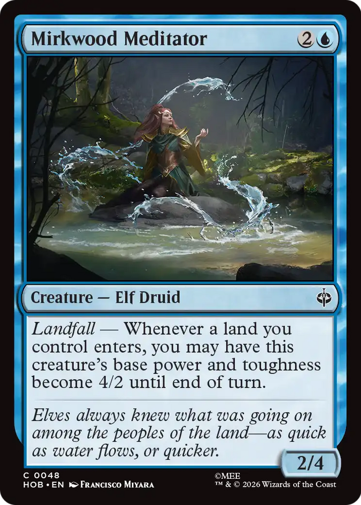 Mirkwood Meditator [The Hobbit] Magic: The Gathering