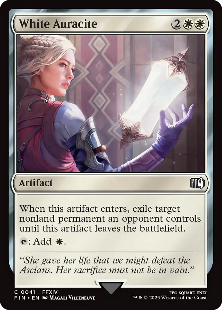 White Auracite [FINAL FANTASY] Magic: The Gathering