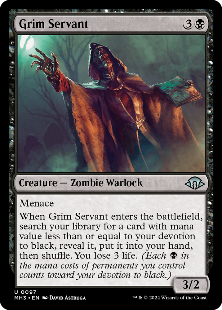 Grim Servant [Modern Horizons 3] Magic: The Gathering