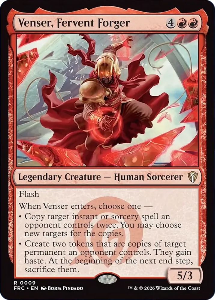 Venser, Fervent Forger [Reality Fracture Commander] Magic: The Gathering