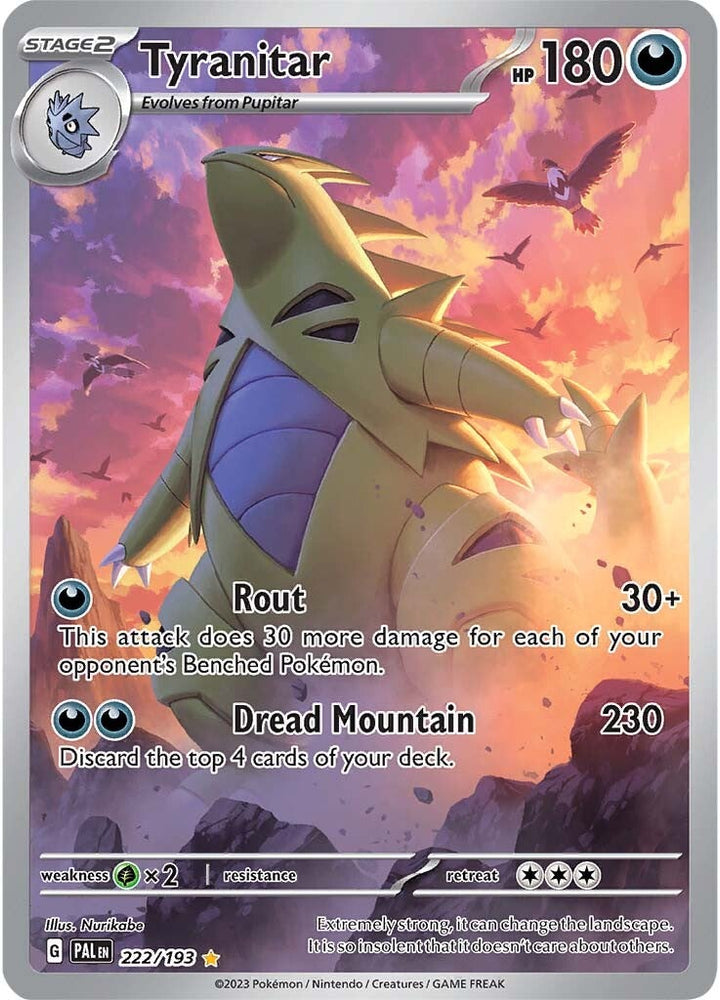 Tyranitar (222/193) [Scarlet & Violet: Paldea Evolved] Pokémon