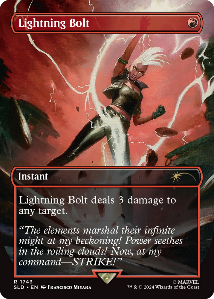 Lightning Bolt (1743) [Secret Lair Drop Series] Magic: The Gathering