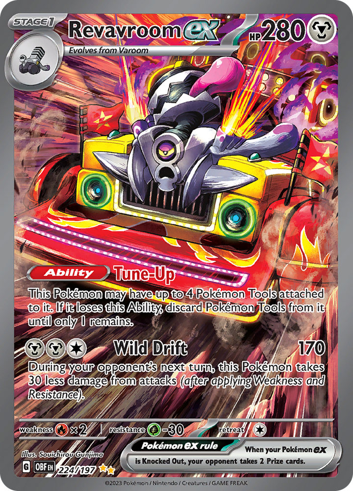 Revavroom ex (224/197) [Scarlet & Violet: Obsidian Flames] Pokémon