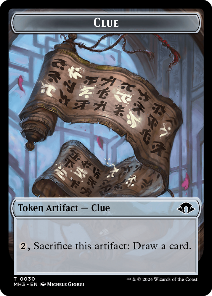 Clue Token [Modern Horizons 3 Tokens] Magic: The Gathering