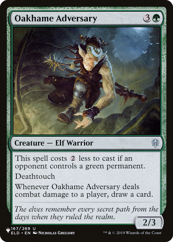 Oakhame Adversary [The List] Magic: The Gathering