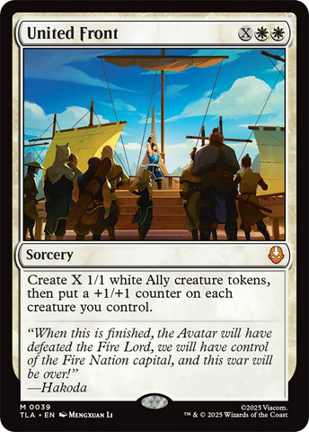 United Front [Avatar: The Last Airbender] Magic: The Gathering