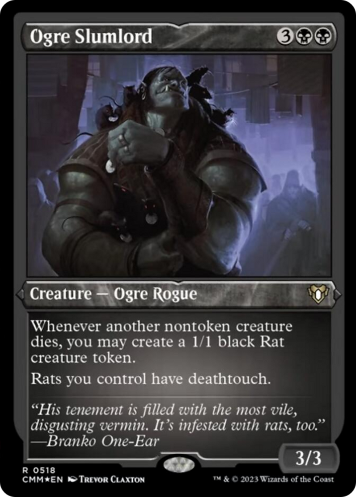 Ogre Slumlord (Foil Etched) [Commander Masters] Magic: The Gathering