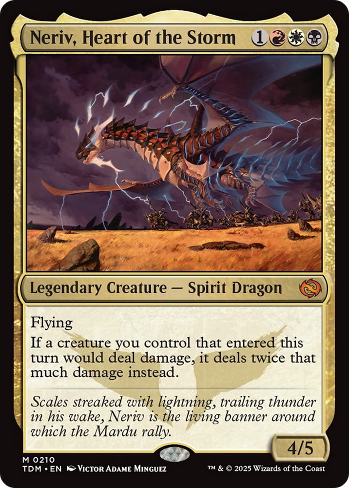Neriv, Heart of the Storm [Tarkir: Dragonstorm] Magic: The Gathering