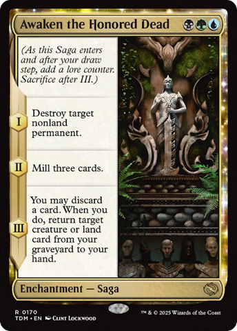 Awaken the Honored Dead [Tarkir: Dragonstorm] Magic: The Gathering