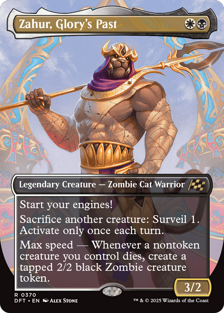 Zahur, Glory's Past (Borderless) [Aetherdrift] Magic: The Gathering