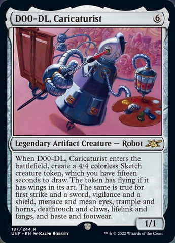 D00-DL, Caricaturist [Unfinity] Magic: The Gathering