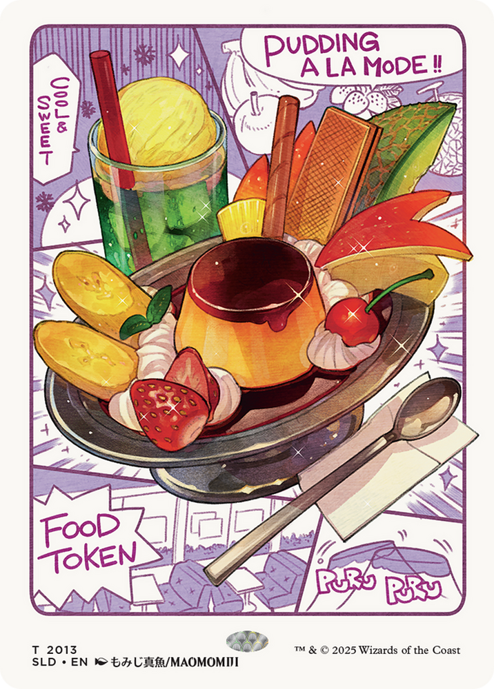 Food Token (2013) (Rainbow Foil) [Secret Lair Drop Series] Magic: The Gathering