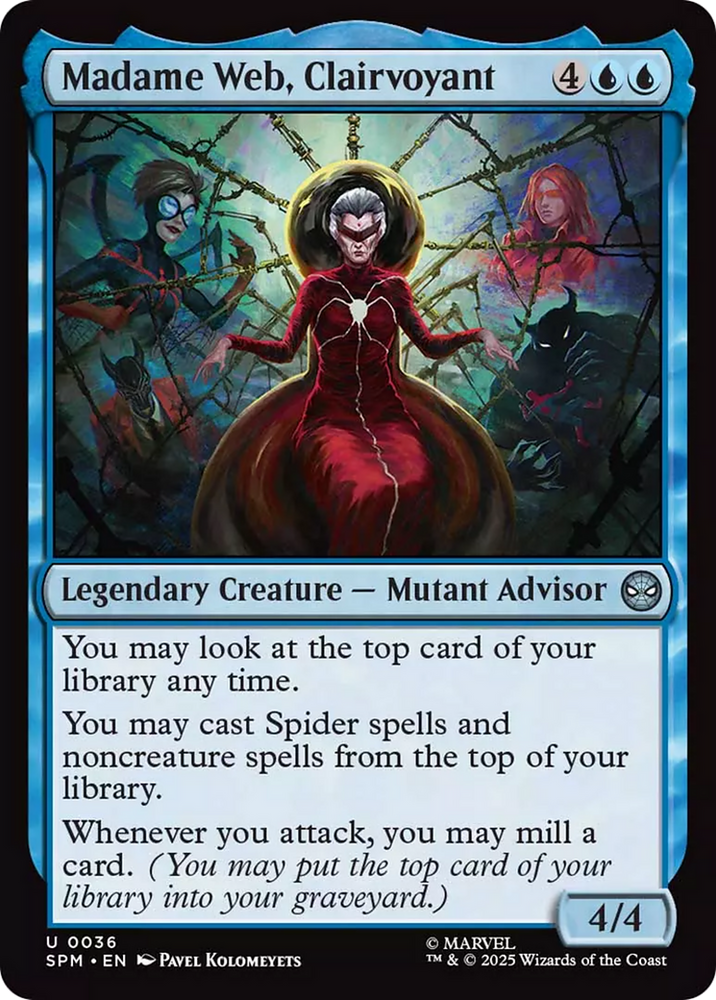 Madame Web, Clairvoyant [Marvel's Spider-Man] Magic: The Gathering