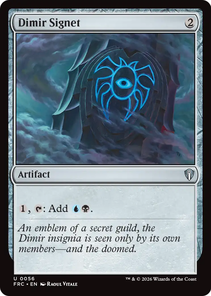 Dimir Signet [Reality Fracture Commander] Magic: The Gathering