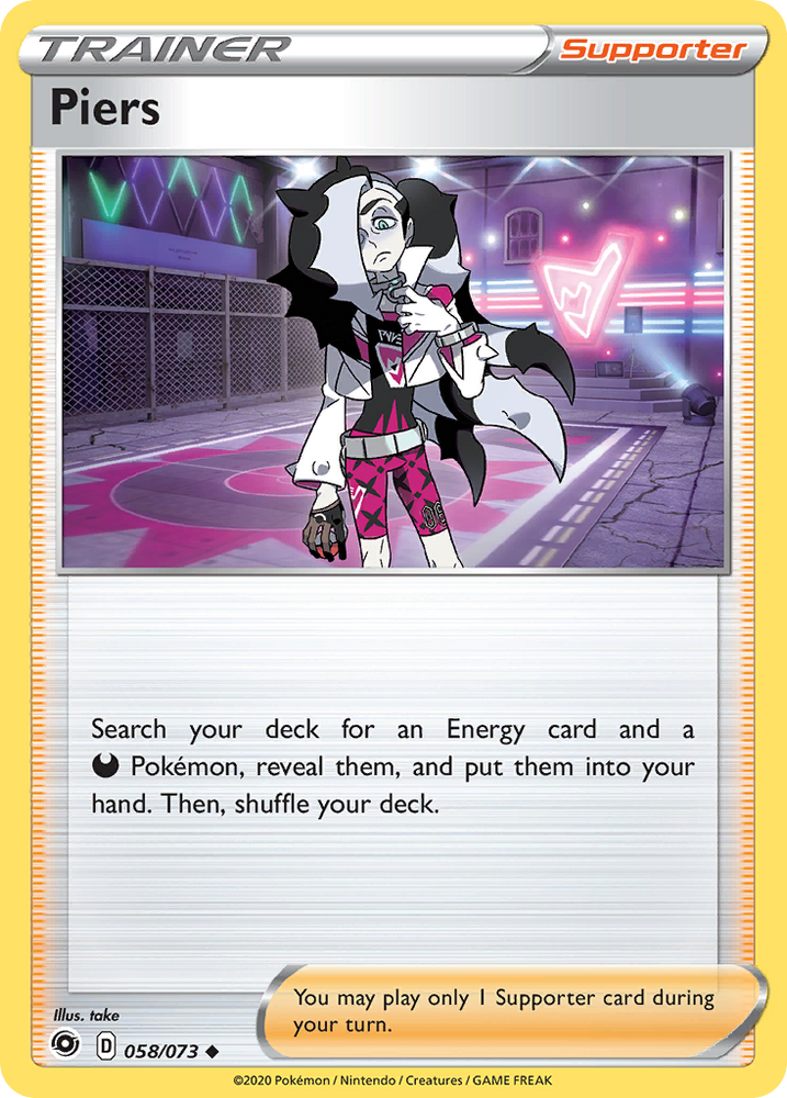 Piers (058/073) [Sword & Shield: Champion's Path] Pokémon