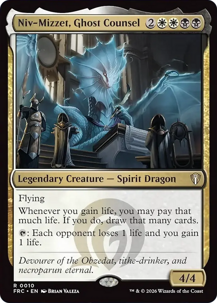 Niv-Mizzet, Ghost Counsel [Reality Fracture Commander] Magic: The Gathering