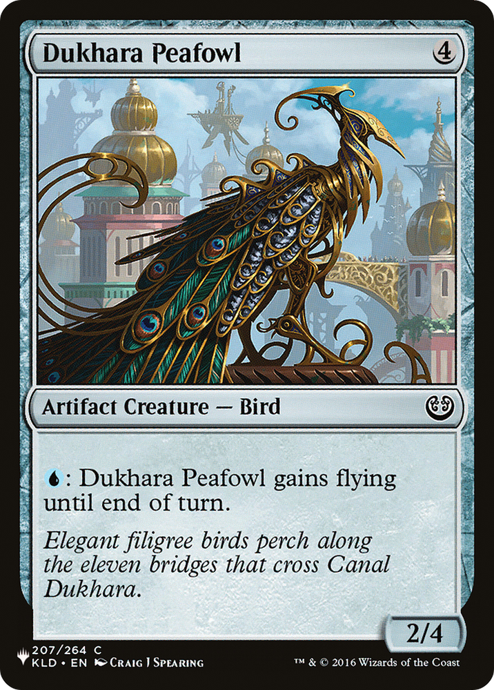 Dukhara Peafowl [The List] Magic: The Gathering