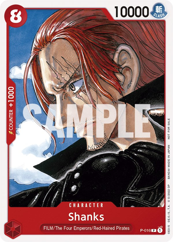 Shanks (One Piece Film Red) [One Piece Promotion Cards] Bandai