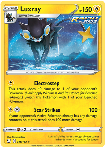 Luxray (048/163) [Sword & Shield: Battle Styles] Pokémon