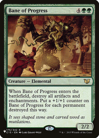 Bane of Progress [The List] Magic: The Gathering