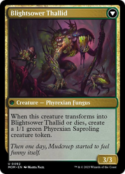 Blightreaper Thallid // Blightsower Thallid [March of the Machine] Magic: The Gathering