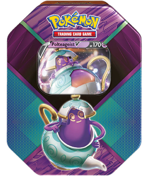 Galar Challengers - Collector's Tin (Polteageist V) Pokémon