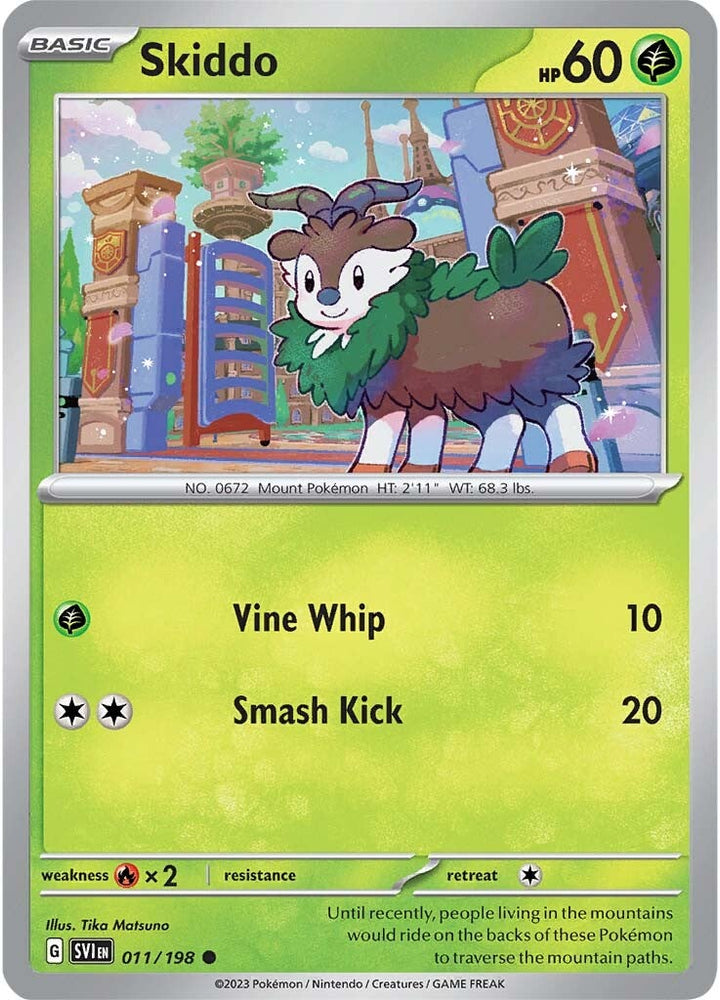 Skiddo (011/198) [Scarlet & Violet: Base Set] Pokémon