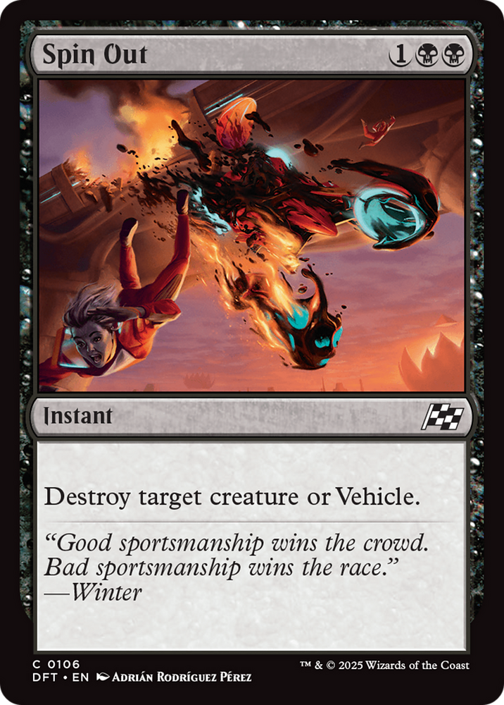 Spin Out [Aetherdrift] Magic: The Gathering