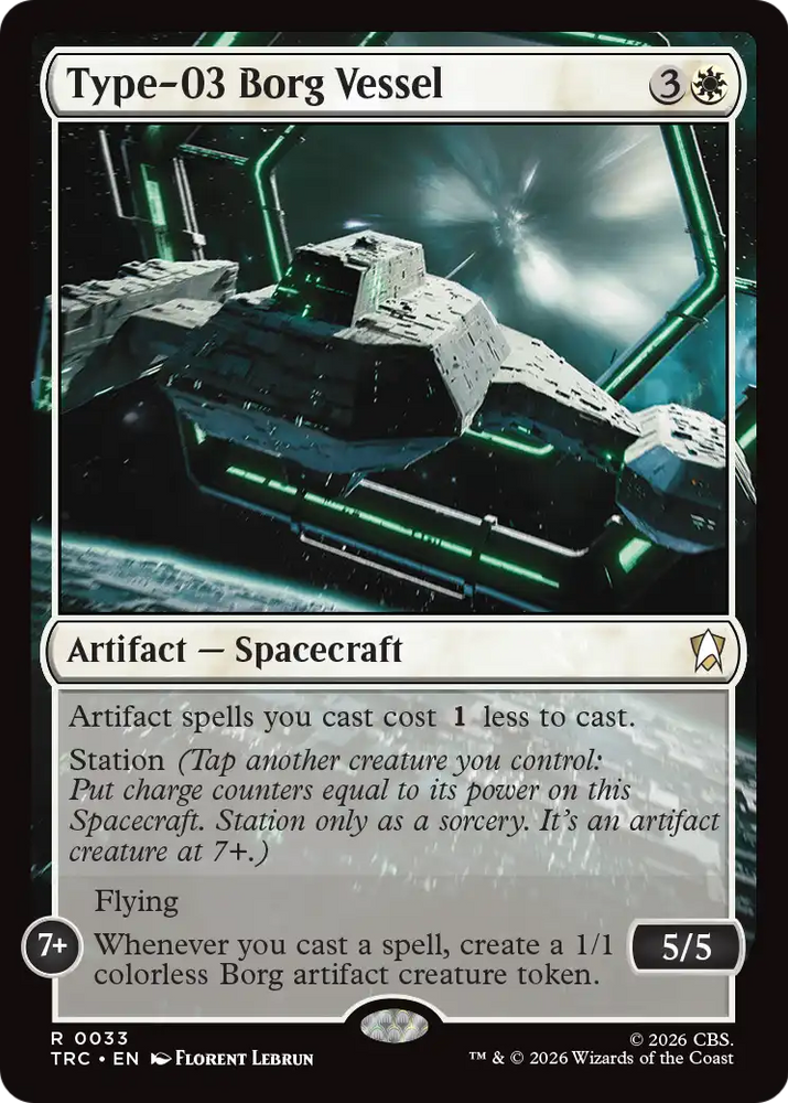 Rain-Slicked Copse (Surge Foil) [Star Trek Commander] Magic: The Gathering