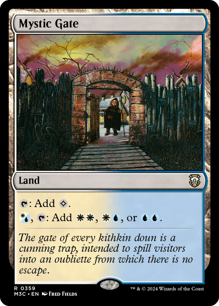 Mystic Gate (Ripple Foil) [Modern Horizons 3 Commander] Magic: The Gathering