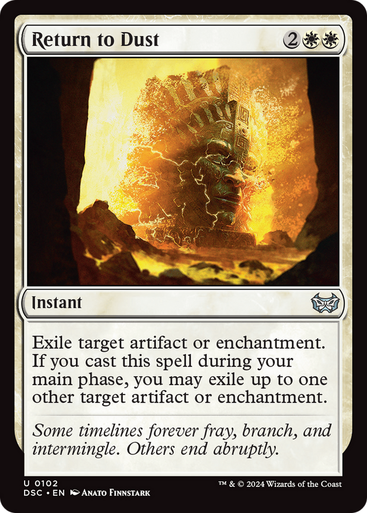 Return to Dust [Duskmourn: House of Horror Commander] Magic: The Gathering
