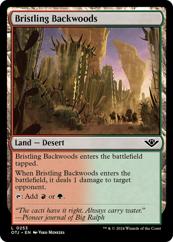 Bristling Backwoods [Outlaws of Thunder Junction] Magic: The Gathering