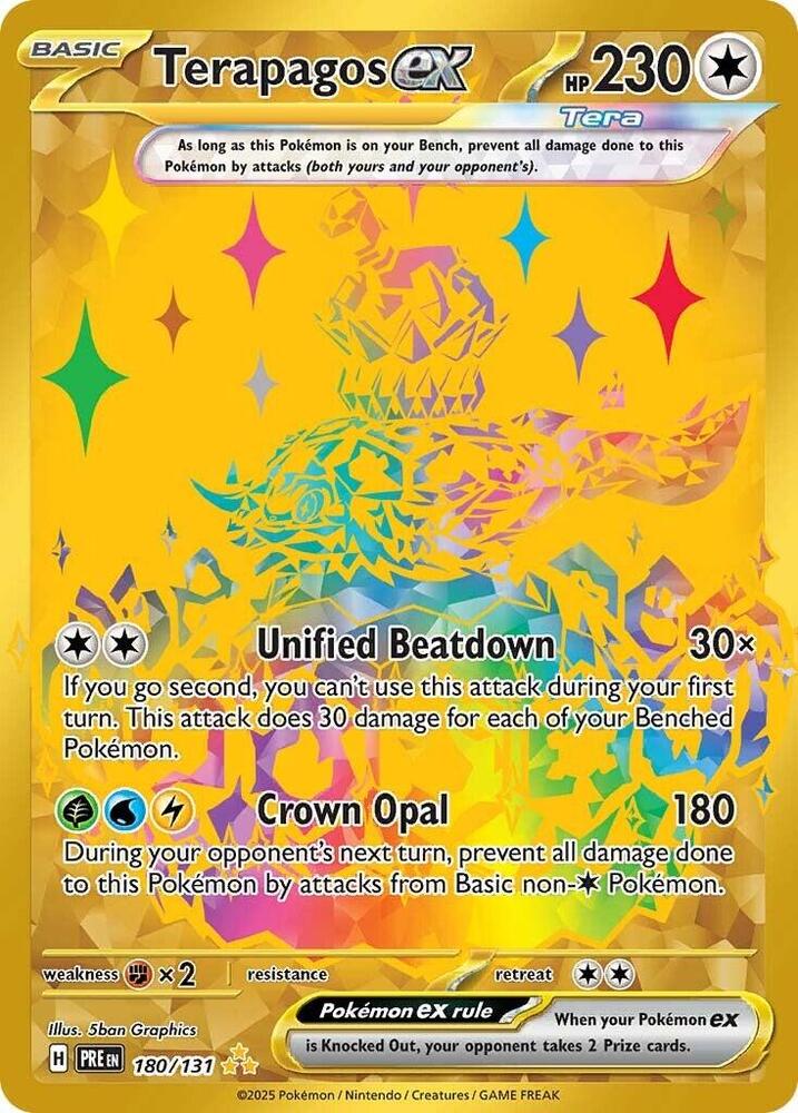 Terapagos ex (180/131) [Scarlet & Violet: Prismatic Evolutions] Pokémon