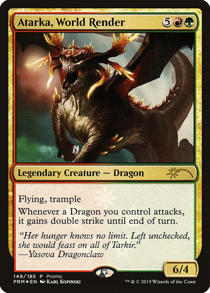 Atarka, World Render [Resale Promos] Magic: The Gathering