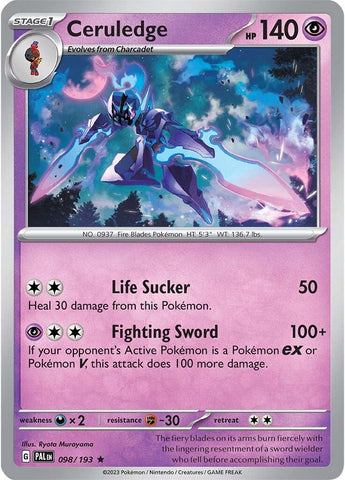 Ceruledge (098/193) [Scarlet & Violet: Paldea Evolved] Pokémon