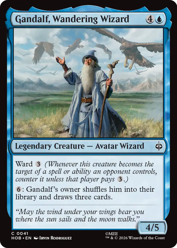 Gandalf, Wandering Wizard [The Hobbit] Magic: The Gathering