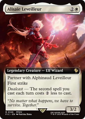 Alisaie Leveilleur (Extended Art) [FINAL FANTASY Commander] Magic: The Gathering