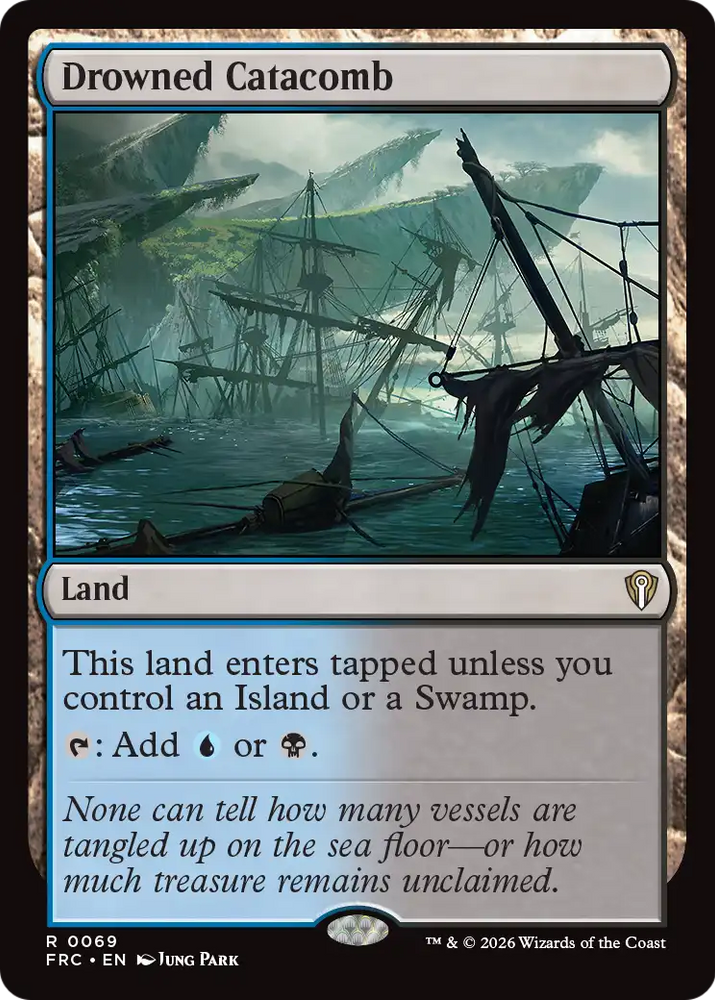 Drowned Catacomb [Reality Fracture Commander] Magic: The Gathering