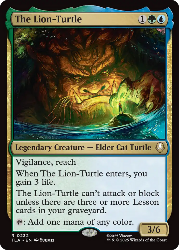 The Lion-Turtle [Avatar: The Last Airbender] Magic: The Gathering
