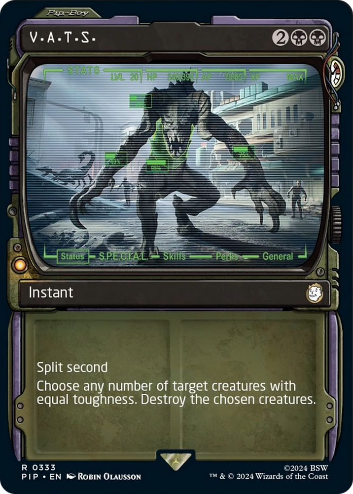 V.A.T.S. (Showcase) [Fallout] Magic: The Gathering
