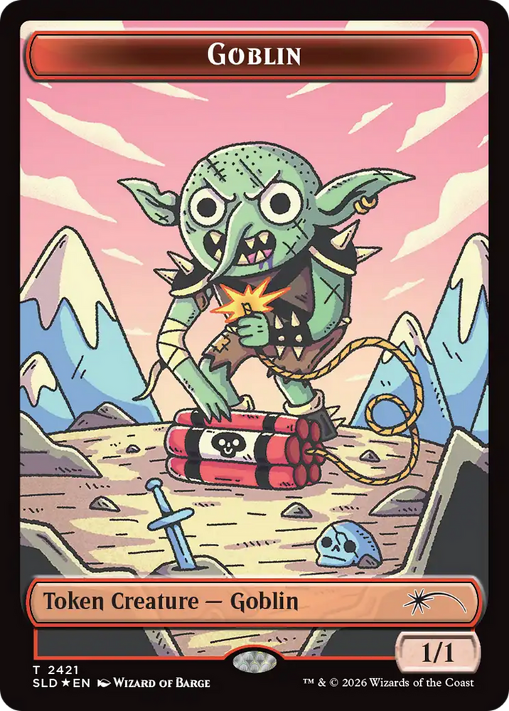 Goblin Token (2421) [Secret Lair Drop Series] Magic: The Gathering