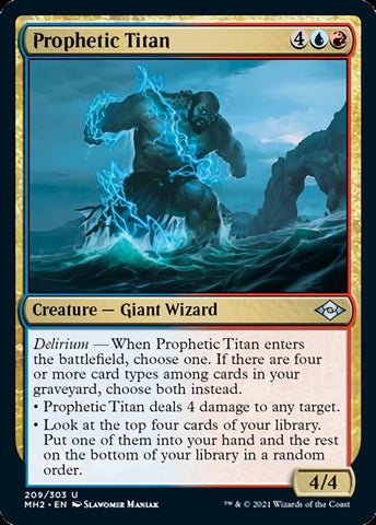 Prophetic Titan [Modern Horizons 2] Magic: The Gathering
