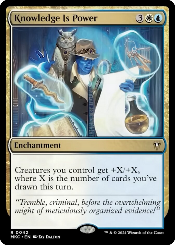 Knowledge is Power [Murders at Karlov Manor Commander] Magic: The Gathering