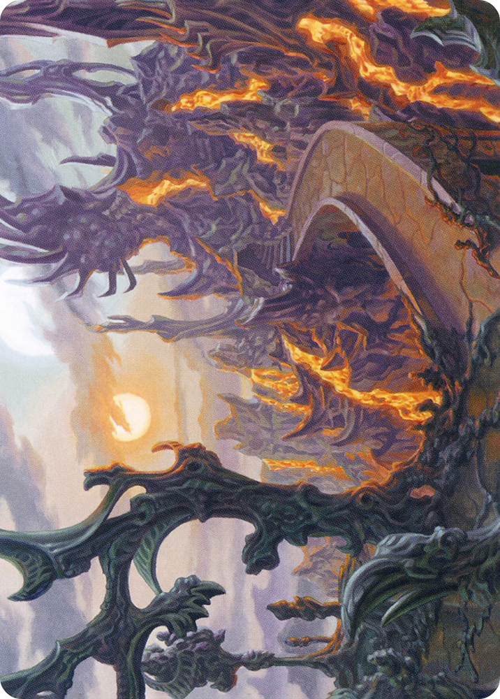 Drossforge Bridge Art Card [Modern Horizons 2 Art Series] Magic: The Gathering