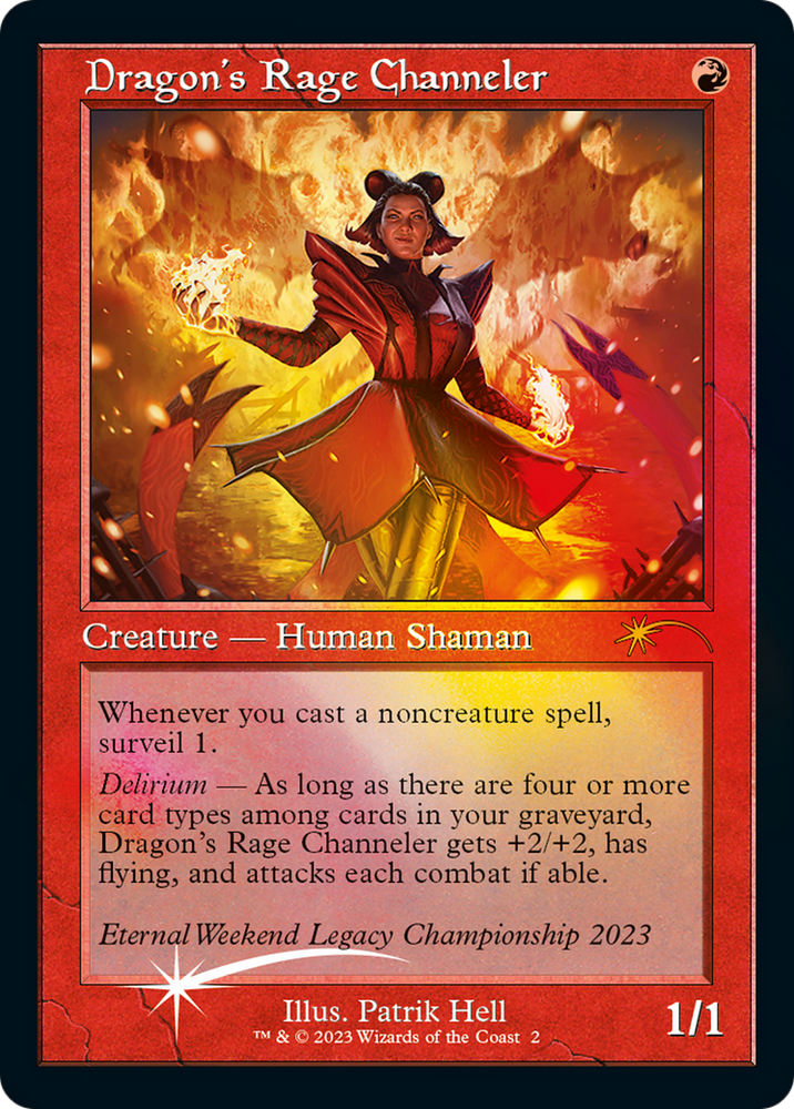 Dragon's Rage Channeler (Retro Frame) [MagicFest 2023] Magic: The Gathering