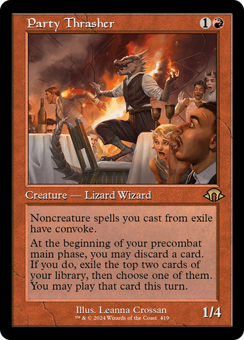 Party Thrasher (Retro) [Modern Horizons 3] Magic: The Gathering