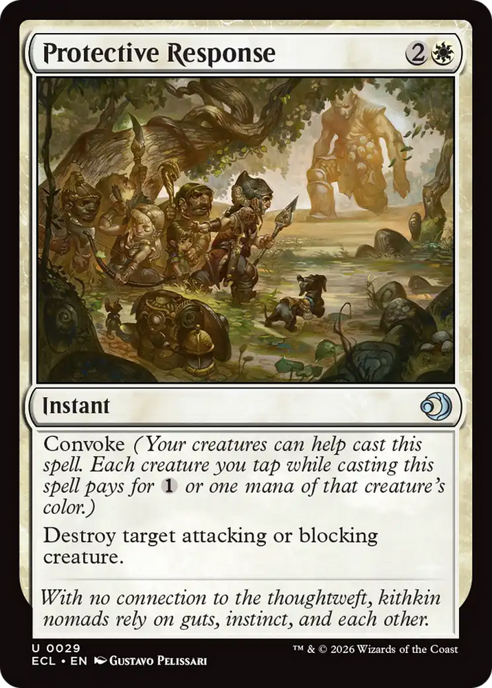 Protective Response [Lorwyn Eclipsed] Magic: The Gathering