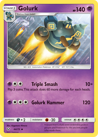 Golurk (44/73) [Sun & Moon: Shining Legends] Pokémon