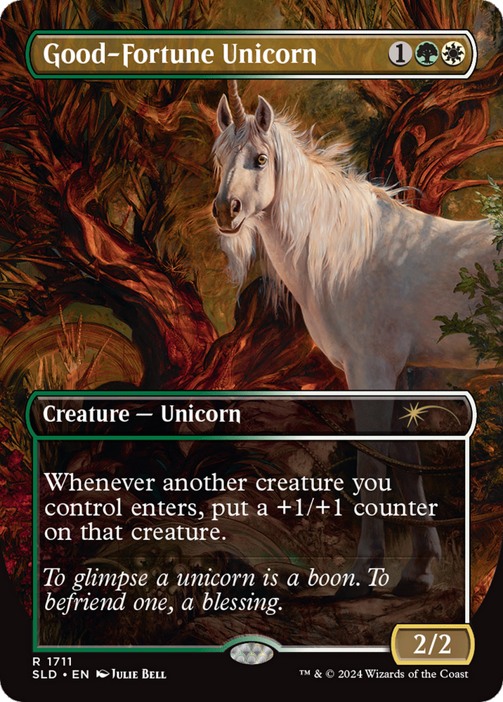 Good-Fortune Unicorn [Secret Lair Drop Series] Magic: The Gathering